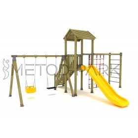 40 A Standard Wooden Playground